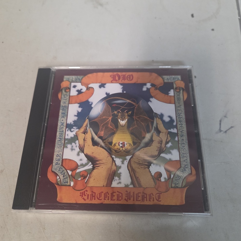 Dio Sacred Heart CD 1985 Heavy Metal OOP 824 848-2 West Germany Vertigo